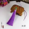 Nuevo Colgante Pequeño Vertical con Borla Marcapáginas Ropa Pasador para el Cabello Borla Mi Zi Sombrero Borlas Dátil Rojo Grande Rojo Plata Gris