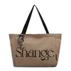 Bolsa Feminina de Exportação Transfronteiriça 2024 Nova Urbana Simples Moda Estudante Nylon Grande Capacidade Bolsa Tiracolo Bolsas de Ombro