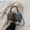 Bolsa Pequena de Textura Manual Bolsa de Mão de Alta Qualidade Feminina 2025 Nova Mini Moda Versátil Bolsa Quadrada Pequena de Ombro Transversal