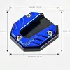 Soporte lateral para vehículo eléctrico con base ampliada, cubierta de soporte lateral antideslizante ensanchada, repuestos de soporte de pie único para patinete
