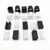 Cubiertas de Plástico a Presión para Patas de Escritorio y Silla de Oficina, Protectores de Pies a Presión para Muebles de Tubo Redondo, Clips de Acero para Patas de Sillas de Cafés de Internet