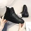 Nuevas botas de nieve de moda de invierno versátiles para mujer, impermeables y engrosadas con forro polar, a prueba de frío 2026, botas Martin cálidas y antideslizantes estilo noreste