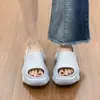 Pantuflas de Suela Gruesa sin Cordones para Mujer, Nuevo Estilo Verano 2026, Sandalias de Eva para Exteriores y Hogar que Aumentan la Altura, para Personas Bajitas
