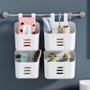 Cesta Colgante Pequeña de Cocina Estante de Baño Colgable Colgante de Pared para Inodoro de Plástico Artefacto Cesta de Almacenamiento de Jengibre Ajo