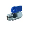 Válvula de esfera mini pneumática 1/4 de polegada, 1/2 polegada, 3/8 de polegada rosca interna e externa molde conector de válvula de dreno de água acessórios de máquina de plástico