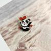 Broche de panda gigante lindo insignia conmemorativa de animal de dibujos animados personalizada decoración de bolsa regalo para novias creativo al por mayor femenino