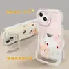 Capa para iPhone 17 Pro Max Tema Panda Bebê, Silicone para iPhone 16, Transparente para iPhone 14, Suporte Duplo para iPhone 12, para Mulheres para iPhone 15
