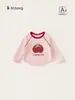 Ropa Infantil Bangxuan Dulce Conjunto de Otoño para Bebés Niñas, Conjunto de Dos Piezas para Bebés con Mangas Largas y Bloques de Color con Leggings, Conjunto para Niñas