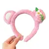 Faixa de Cabelo de Pelúcia Fofa para Lavar o Rosto para Mulheres, Novo Modelo 2025, Faixa Especial para Aplicar Máscaras Faciais, Presilha de Cabelo para Mulheres Prender Cabelos Soltos, Acessório de Cabelo
