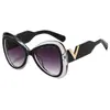 Gafas de Sol de Moda Tendencia Estilo Ins Europeo y Americano Retro Mariposa Marco Grande Patas en V Unisex Modernas Elegantes Versátiles