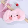 Estilo Coreano Distintivo Lindo Dibujo Animado Máscara de Ojos para Dormir para Mujeres y Hombres Sombreado Transpirable Algodón Bolsa de Hielo Compresa Fría Compresa Caliente Máscara de Ojos para Dormir