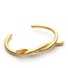 Pulsera abierta pulsera anudada chapado en oro real de 18K Yama Europa y América hijo explosiones transfronterizas fabricantes de origen