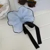Diadema de Malla con Lazo Estilo Francés Ultra-Hada, Goma Elástica Elegante y Suave con Cinta de Perlas, Accesorio Versátil para Cola de Caballo Baja