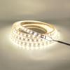 Tira LED 24v 2835 oblicua doble fila 120 lámparas parche resaltado tira de luz suave plástico impermeable