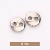 Botões de Metal de Dois Furos Conectados, Botões de Camisa, Botões de Tricô para Suéter, Botões, Botões, Acessórios de Vestuário Jinda