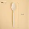 Tenedor cuchara cuchillo cuchara desechable para catering vajilla ecológica envases para llevar de almidón de maíz cuchillo tenedor para pizza toalla de papel