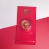 Ano do Cavalo Adesivo Dourado da Sorte para Celular Série Envelope Vermelho Adesivo Puro Ouro 999 para Celular Empresa Cultural e Criativa Lembrancinha de Festa de Ano Novo