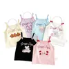 Ropa Infantil Coreana 2026 Verano Nuevo Estilo Coreano Niñas Pequeñas y Bebés Color Caramelo Dibujos Animados Linda Dulce Tirantes