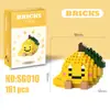 Bloques de Construcción Transfronterizos Caja Pequeña Juguetes Educativos de Ensamblaje para Niños Bloques de Construcción de Micropartículas de Dibujos Animados Recuerdos Premios para Estudiantes
