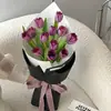 Pansy Sete Cores Papel Rígido Espesso Papel de Estilo Floral Papel para Embalagem de Buquê de Flores Papel Kraft 157g Material Papel para Embalagem de Flores