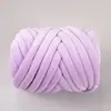 Tiras de tela de hilo grueso de terciopelo de cristal súper suave, hilo teñido con hilo de cuerda islandesa para mantas tejidas hechas a mano de bricolaje y almohadas para gatos mascotas