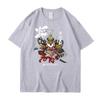 Estación Independiente de Comercio Exterior Camiseta de Manga Corta para Hombre Camiseta Holgada de Manga Corta para Hombre y Mujer Versátil Casual Moda Callejera Talla Grande Top