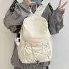 Mochila Escolar Casual Estilo Universitario Transfronteriza, Mochila Ligera de Viaje, Cordón de Moda, Fresca y Sencilla, Mochila Escolar para Estudiantes de Gran Capacidad