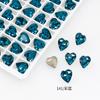 Dongzhou 6mm Amor Diamante Fundo Pontudo Mini Coração de Pêssego Fofo Diamante Amor Doce K9 de Alta Qualidade Joia de Arte de Unha