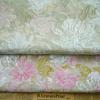 Pintura a óleo de seda brilhante grande flor relevo palco roupas tecido jacquard pequeno fresco fresco multi-cor saco fio-tingido cortina tecido