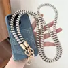 Lanyard de alta calidad para teléfono móvil, cruzado, largo, elástico, silicona, cristal, cuerda anti-pérdida, correa de hombro para teléfono