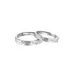Anillo de pareja de plata esterlina Ruchu un par de anillos de pareja de diseño nicho para hombres y mujeres 2024 nuevo regalo de cumpleaños