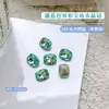 Piedras de Strass de Cristal Azul Hielo con Punta Trasera para Uñas, Accesorios de Diamante Grande con Forma de Mariposa Azul Lago con Baño de Rayo Ultra-Rápido