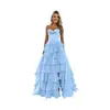 Amazon Transfronterizo Top Tubo Falda Pastel Fiesta de Graduación Vestido Largo Francés Delgado Vestido Top Tubo Europeo y Americano