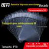 6 * 10 cm jóias transparentes bonito pequeno saco U disco jóias peixe gancho saco de embalagem saco plástico descartável