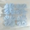 Piezas de Flor de Hortensia Quemada Simulada de 4 cm Pétalo Simulado Semiacabado Flor Artificial Accesorios de Decoración para Zapatos y Sombreros para el Hogar