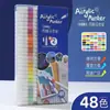 Plumón acrílico de moda, a base de agua, secado rápido, bolígrafo acrílico con punta de algodón, pintura cerámica, pintura impermeable, acuarela artística