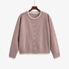 Suéter de Punto con Bloques de Color y Cuello Redondo para Mujer Tallas Grandes Estilo Otoño 2026 para Mujeres Gorditas, Cárdigan de Punto con Puntos de Color de Diseñador 22832