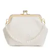Bolsa de Pérola Verão Novo Estilo Bolsa de Mão Bolsa de Concha Nova Bolsa Estilo Chinês 2026 Moda com Contas Bolsa Transversal Feminina
