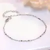 Pulsera para Pareja Novia ins Diseño de Nicho Pulsera Fina Chica Plata Esterlina Femenina Regalo para Estudiante Pulsera Sencilla