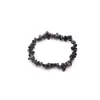 Pulseira de Pedra Natural com Pedrinhas Artesanal Versátil Fofa Colorida Pulseira de Cristal Rosa