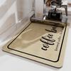 Alfombrilla Absorbente para Encimera de Cocina Alfombrilla para Café Alfombrilla Drenante Alfombrilla de Mesa Impermeable Aislante Mesa de Comedor Alfombrilla Absorbente de Barro Diatomeas