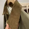Gabardina corta para mujer, nuevo estilo popular primavera y otoño 2026, retro petite de trabajo con un toque de alta gama