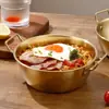 Tazón de Fideos Instantáneos Estilo Coreano, Vajilla de Acero Inoxidable 304 Resistente a Altas Temperaturas, Tazón Grande con Tapa, Tazón Doméstico de Doble Asa, Especial para Sopa de Fideos Caracol