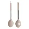 Conjunto de 15 Peças de Utensílios de Cozinha de Silicone 430 Cabo Tubo Pequeno Conjunto de Utensílios de Cozinha de Silicone Conjunto de Espátulas Colheres de Cozinha de Silicone em Estoque