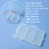 Caja de Almacenamiento de Escritorio de Plástico Transparente de 3 Compartimentos para Organizar y Exhibir Botones Transparentes, Equipo de Pesca, Tornillos, Accesorios y Joyería