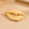 Broche Versátil de Acero de Titanio Electrochapado al Vacío con Forma de Animal, Flor y Labios Accesorios para Chaqueta y Traje Broche para Hombres y Mujeres