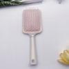 Pente de Massagem com Almofada de Ar para Meninas, Pente Meridiano, Pente Portátil com Almofada de Ar, Antiestático, Pente de Placa Larga para Uso Doméstico Seco e Molhado para Cuidados com o Cabelo