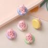 Accesorios de resina de bricolaje de dibujos animados, tarjeta tridimensional, cuero, crema, pegamento, pinza para el cabello hecha a mano, funda para teléfono móvil, hebilla de zapato, lote de accesorios