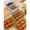 Caja abierta tipo bote de papel kraft charola desechable plato de cena con forma de bote plato para papas fritas snacks pollo frito caja para comida para llevar barbacoa