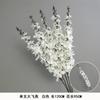 Flor de simulación blanca, flor de seda para boda, decoración de escena de boda, arreglo floral para escenario, material floral, arte floral, rosa, flor falsa